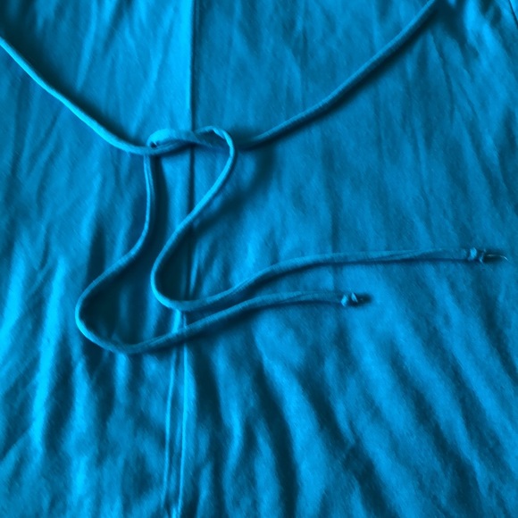 JUSTICE Girl’s Summery Sequins Layers Turquoise Blue Party Dress Size 16 - #325 - Picture 7 of 9